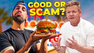 I TRIED THE GORDON RAMSEY'S BURGER - IT SUCKS OR IT IS GOOD