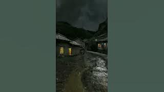 Suara kodok diiringi rintik hujan menambah syahdu suasana malam.