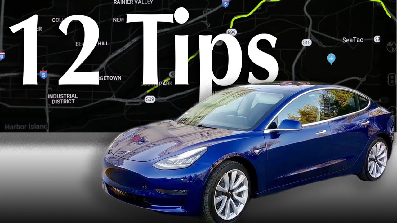 12 Must know navigation tips for Tesla model 3 and y