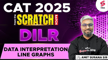 CAT 2025 Preparation | CAT DILR Preparation | CAT Data Interpretation Line Graphs | Amit Surana