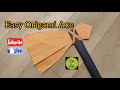 Easy Origami Axe | New Version | Paper Weapons | Ninja weapons | paper toys |