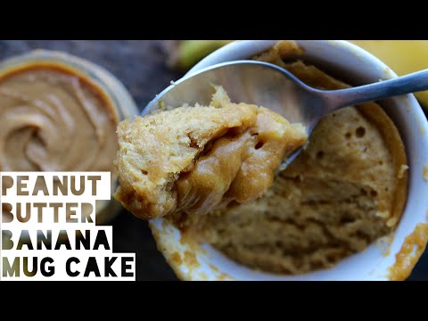 Healthy Mug Cake Recipe | 1 Minute Peanut Butter And Banana Mug Cake