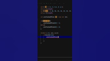 Count of Even Numbers In Range #coding #programming #java #codinginterview #prefixsum #array