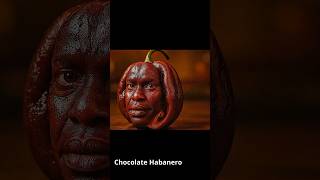 Chocolate Habanero Eats Itself (Hot Sauce): Surreal 8K Macro ASMR #googleveo3 #shorts #asmr