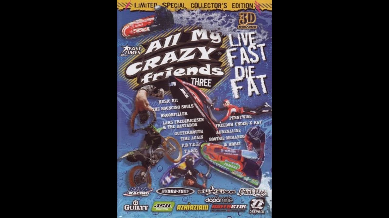 All My Crazy Fiends 3 pt.1 - vintage jetski dvd - YouTube