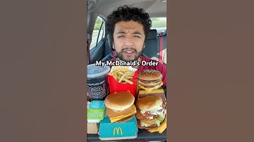 My McDonald’s Order🍔🍟 #shorts