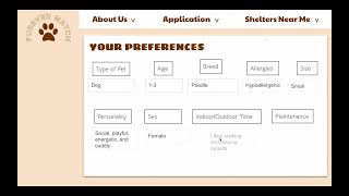 FurEver Match Website Prototype