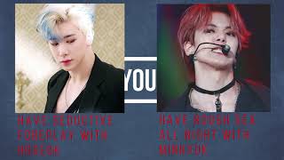 MONSTA X WOULD YOU RATHER (From soft to dirty ver.) || FOR THIRSTY MONBEBES screenshot 2