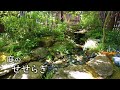 庭の 『せせらぎ』の全てをお見せします!! せせらぎを作るとガーデニングの楽しみがグーンと広がります!