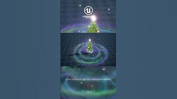 UE | Christmas Tree Aura Spell VFX #christmas #shorts #music #games #gameplay #unrealengine #funny