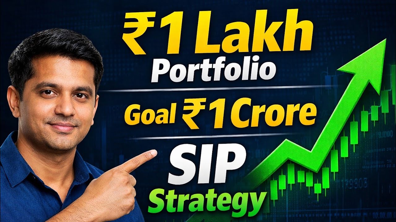 ₹1 Lakh Mutual Fund Portfolio 📈 | SIP Strategy for Long-Term Wealth | Goal ₹1 Crore @SIPISYOURFUTURE