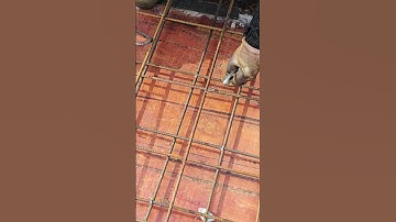 Reinforcement mesh tying process # construction