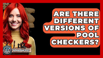 Are There Different Versions Of Pool Checkers? - The Board Game Xpert