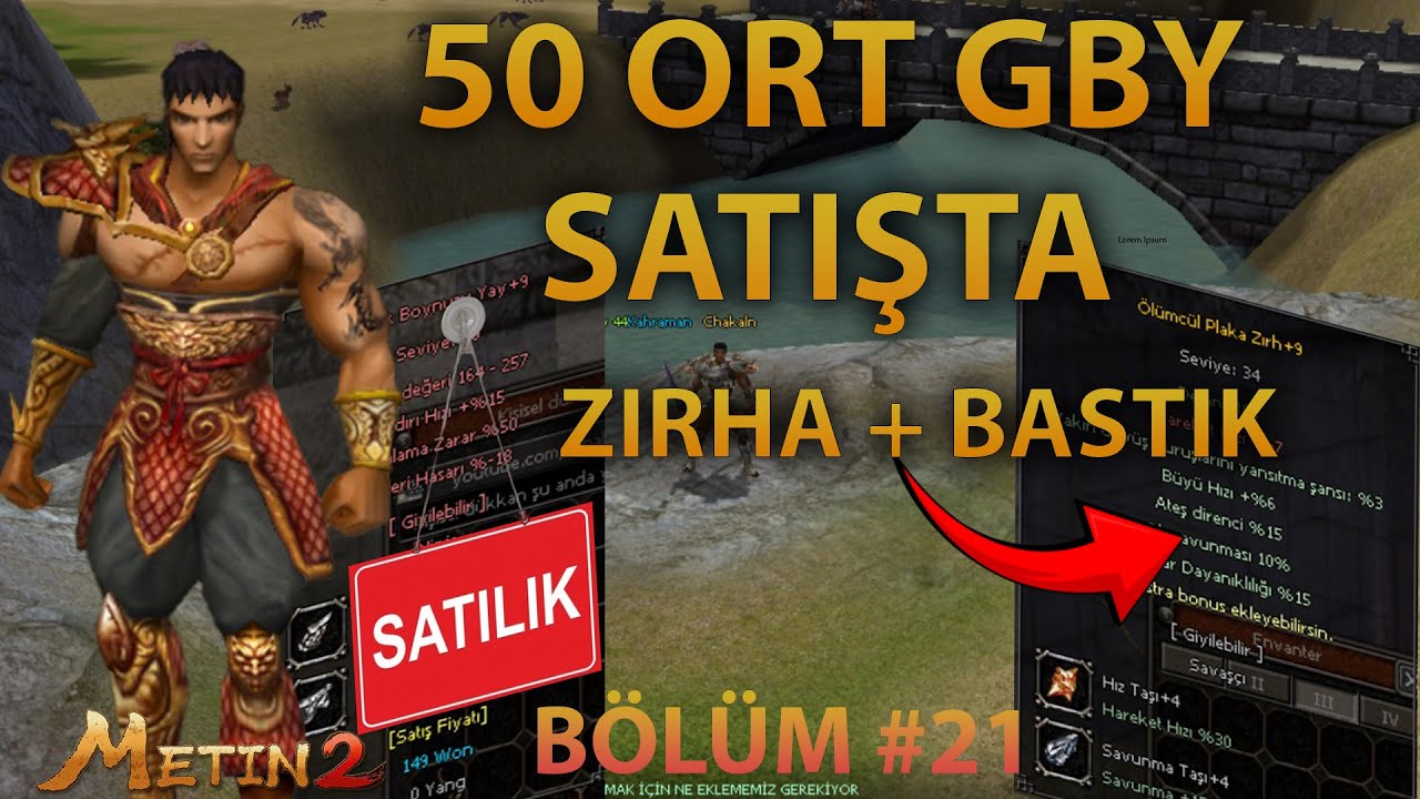 50 Ort GBY pazara attık ! | 15 Ateşli Ölümcül Plaka Zırh +9 basıyoruz ! | Metin2 Ruby Lucifer