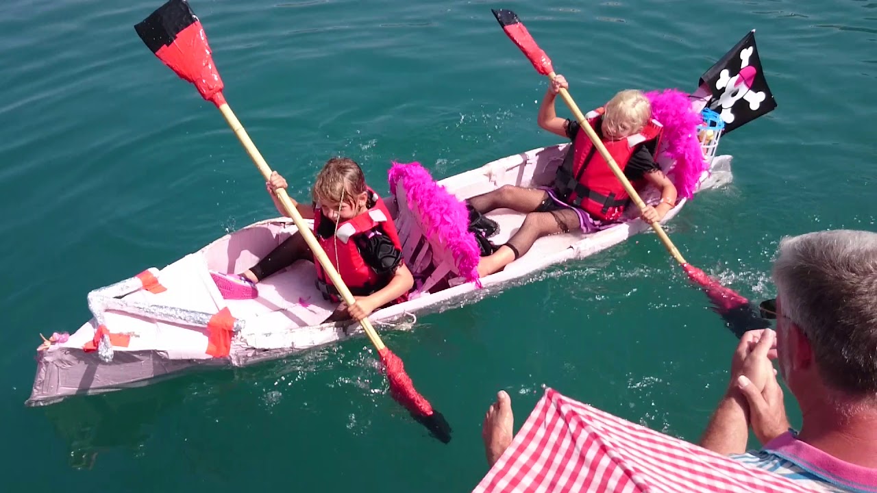 Gib Junior Cardboard Boat Race August 2017