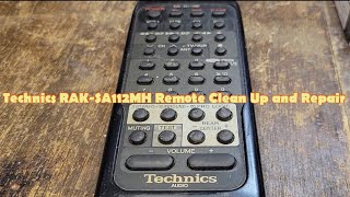 Technics Remote Clean Up and Repair