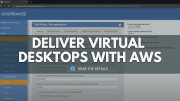 Deliver 100 Virtual Desktops with AWS in Minutes!