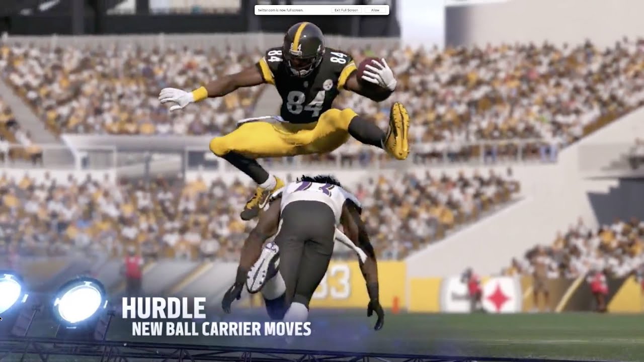 Madden 17 Actual Gameplay - Ball Carrier Hurdle