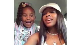 mother raps with her daughter, goals 