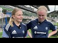 HJK vs Åland United ennakko - Iiris Holmström ja Kerttu Sarelius