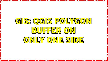 GIS: QGIS Polygon buffer on only one side