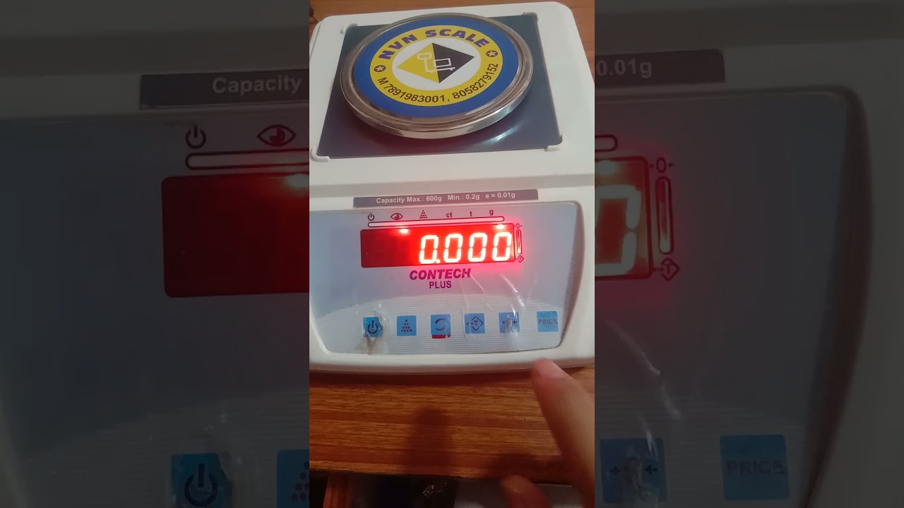 CONTECH (conweigh) PLUS 10/600gm gold calibration