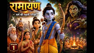 रमयण Episode 1 शररम क जनम और बलयकल Ramayana 3D Animated Story In Hindi 2026