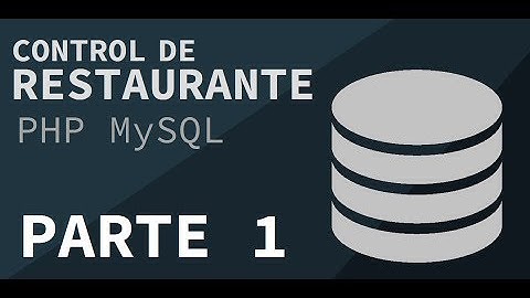 Restaurante MySQL PHP - Parte 1 Programas