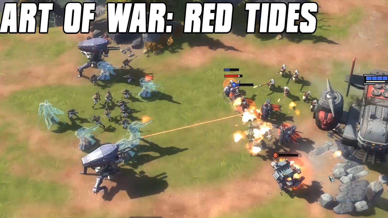 Art of War Red Tides Gameplay Asterion Assault YouTube
