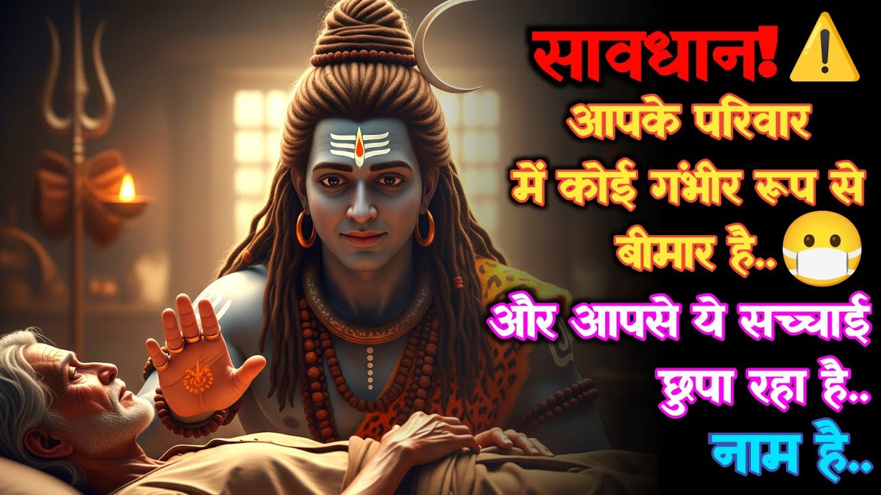 1111 🕉️ Mahadev Ka Sandesh 😷सावधान! आपके परिवार में कोई गंभीर रूप से बीमार है और #godits