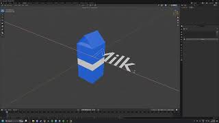 Recreating Dani's milk carton model in blender in under a minute to prove some dumbass wrong