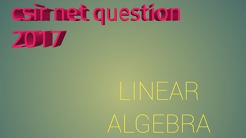 Csirnet 2017 june question no 31