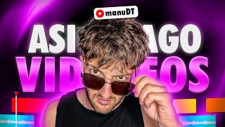 Así Grabo y EDITO mis VIDEOS de YOUTUBE | Proceso Completo (Paso a paso)