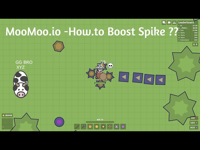 MooMoo.io  Boost Monsters (insane boost pads skills and epic