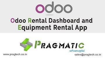Odoo Rental Dashboard and Equipement Rental APP