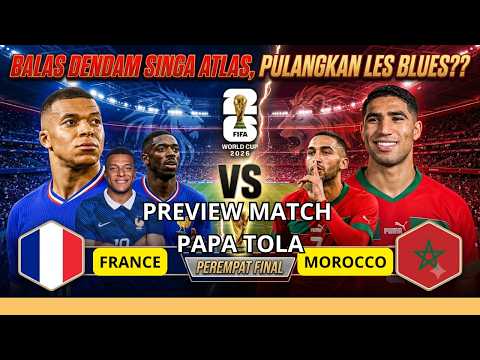 Video MBAPPE vs HAKIMI, PERANCIS PULANGKAN MAROKO, MBAPPE DAN DEMBELE CETAK GOL KEMENANGAN