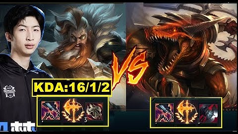 Xiao Chao Meng Cầm Olaf 1 Vs 9 Khiến Team Địch Phải Đầu Hàng/DariusLol