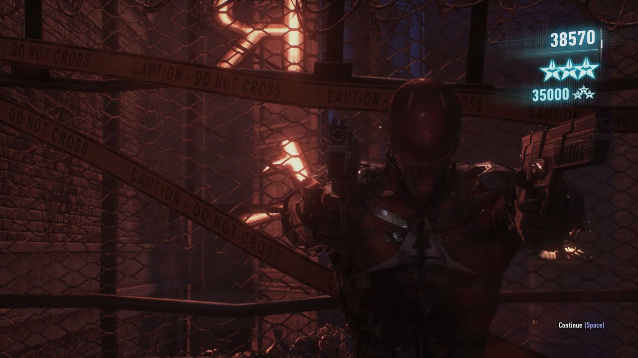 Batman: Arkham Knight - Red Hood - Crime Alley Fight (1440p 60fps)