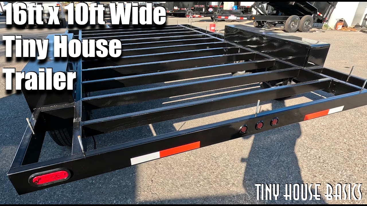16ft x 10ft Wide Tiny House Trailer Tour Built For A Resorts Bathhouse ...