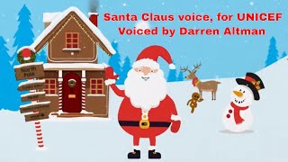Santa Claus voice for UNICEF
