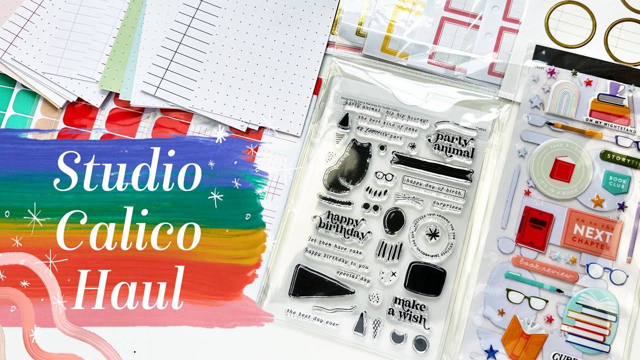 Studio Calico Haul - Project Life Staples and Other Fun Things! - YouTube