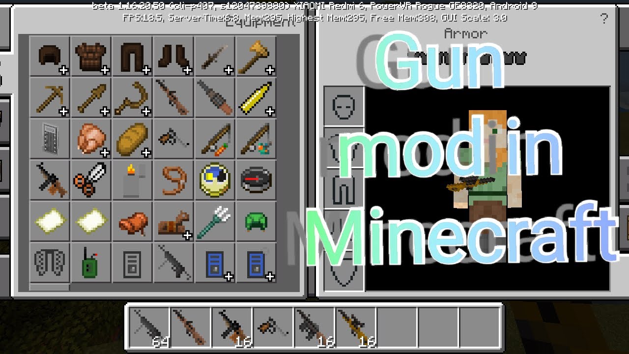 minecraft gun mod for 1.12.2 pc