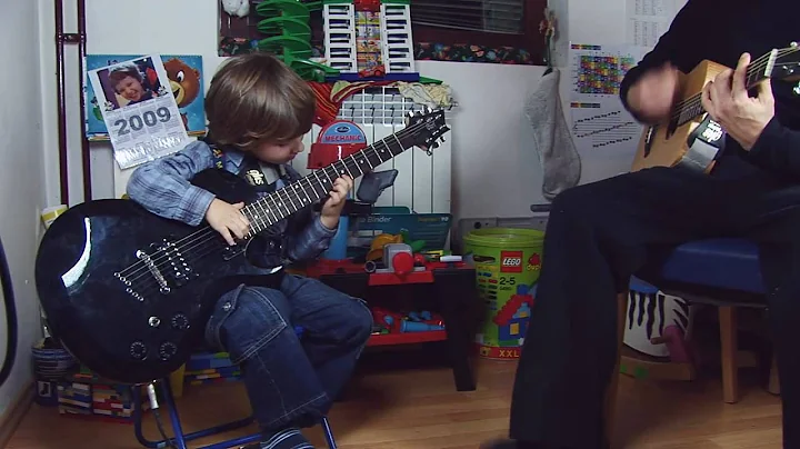 4 yr old guitar master // Frano