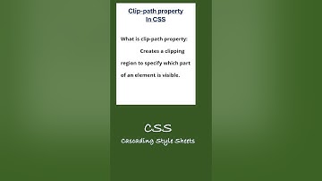 CSS clip-path property