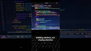 Building Real-World Projects 💻🔥 | Stay Consistent #Coding #DeveloperLife #Motivation #Shorts