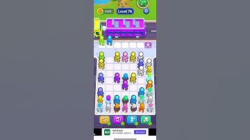 Bus Jam Level 76 Walkthrough Solution #busjam #busjamgame #busjamlevel