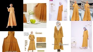 11 Model Gamis Warna Kuning 2021