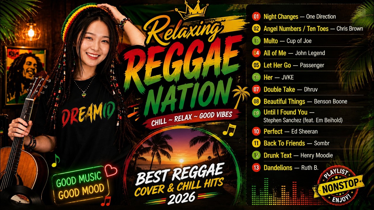 🔥 Best Reggae Covers 2026 🌴 | Night Changes, Perfect, Dandelions & More ...