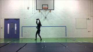 Harlem Shake Cheerleader Style