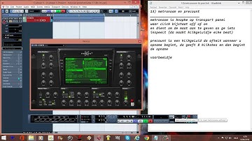 stap 13 metronoom en precount